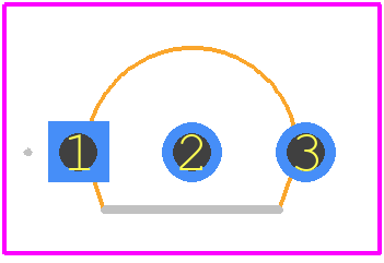MPSA42RLRAG - onsemi PCB footprint - Other - Other - TO−92 (TO−226) CASE 29−11 ISSUE AN