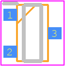 ZXTR2012FF-7 - Diodes Incorporated PCB footprint - SO Transistor Flat Lead - SO Transistor Flat Lead - SOT23F_1