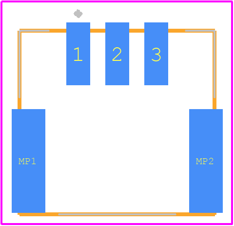 502352-0301 - Molex PCB footprint - Other - Other - 502352-0301-2