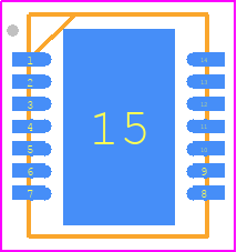 ZSC31150GEG2-R - Renesas Electronics PCB footprint - Small Outline No-lead - Small Outline No-lead - 14-DFN