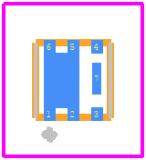 SIA433EDJ-T1-GE3 - Vishay PCB footprint - Other - Other - PowerPAK® SC-70-6L Single
