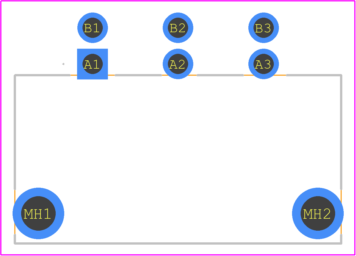 0431603103 - Molex PCB footprint - Other - Other - 0431603103-4