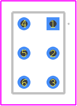 GB25AP-XC - NKK Switches PCB footprint - Other - Other - GB25AP-XC-2