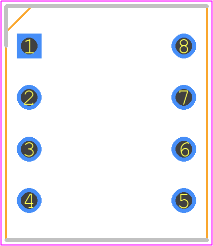 NDSR-04-V - Apem PCB footprint - Dual-In-Line Sockets - Dual-In-Line Sockets - NDSR