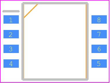 CHS-04TB - Nidec Copal PCB footprint - Small Outline Packages - Small Outline Packages - CHS-04TB2