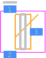 BC817-40 - Multicomp Pro PCB footprint - SOT23 (3-Pin) - SOT23 (3-Pin) - BC817-40