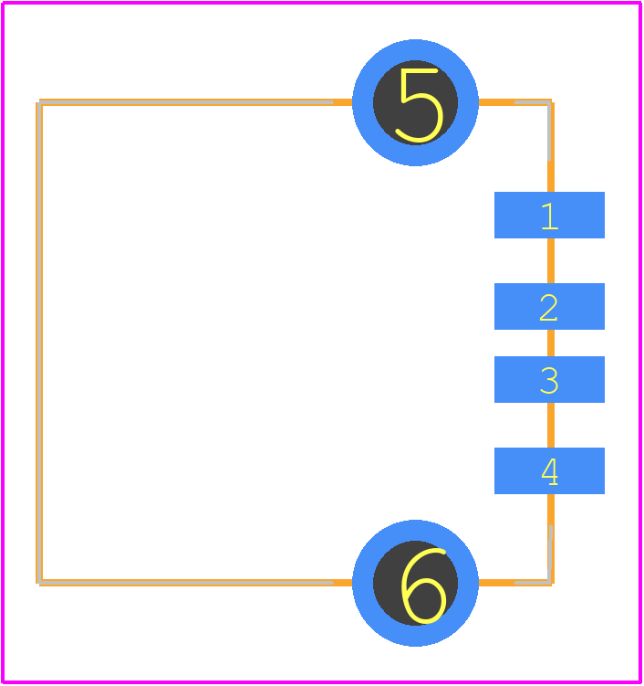 292303-7 - TE Connectivity PCB footprint - Other - Other - 292303-7-3