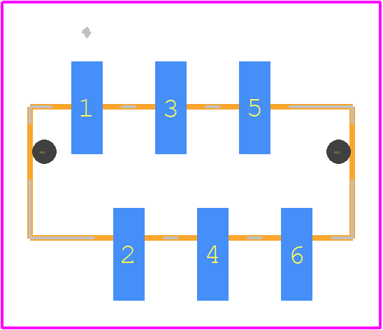 292230-6 - TE Connectivity PCB footprint - Other - Other - 292230-6-1