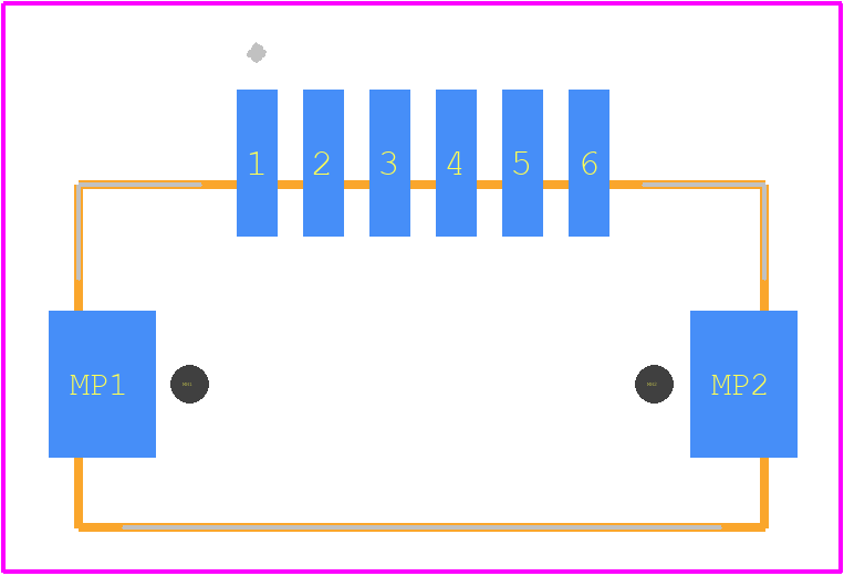 292227-6 - TE Connectivity PCB footprint - Other - Other - 292227-6-4