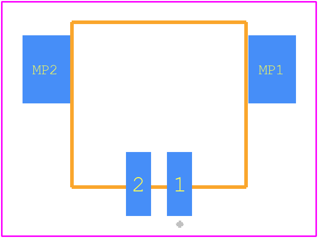 DF3EA-2P-2H(21) - Hirose PCB footprint - Other - Other - DF3EA-2P-2H(21)