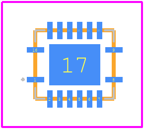TLC59208FIRGYR - Texas Instruments PCB footprint - Other - Other - RGY (R-PVQFN-N16)_2020