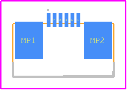 1734839-6 - TE Connectivity PCB footprint - Other - Other - 1734839-6-1