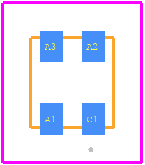 LS E67F-ABBB-1-1-Z - ams OSRAM PCB footprint - Other - Other - PLCC-4