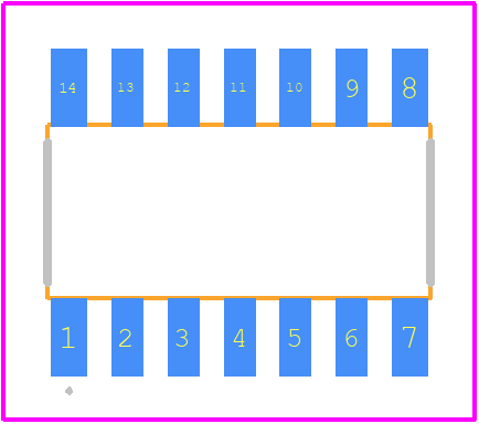 74HCT74D,653 - Nexperia PCB footprint - Other - Other - 74HCT74D,653-3