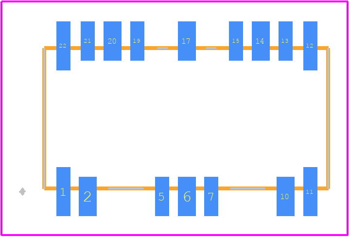 HF357 - TE Connectivity PCB footprint - Other - Other - HF357-2