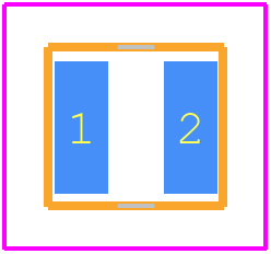 LA A67F-AABB-24-1 - ams OSRAM PCB footprint - Other - Other - LA A67F-AABB-24-1-1