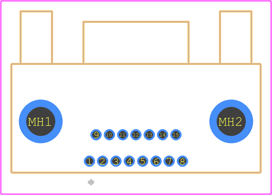 83612-9020 - Molex PCB footprint - Other - Other - 83612-9020-2