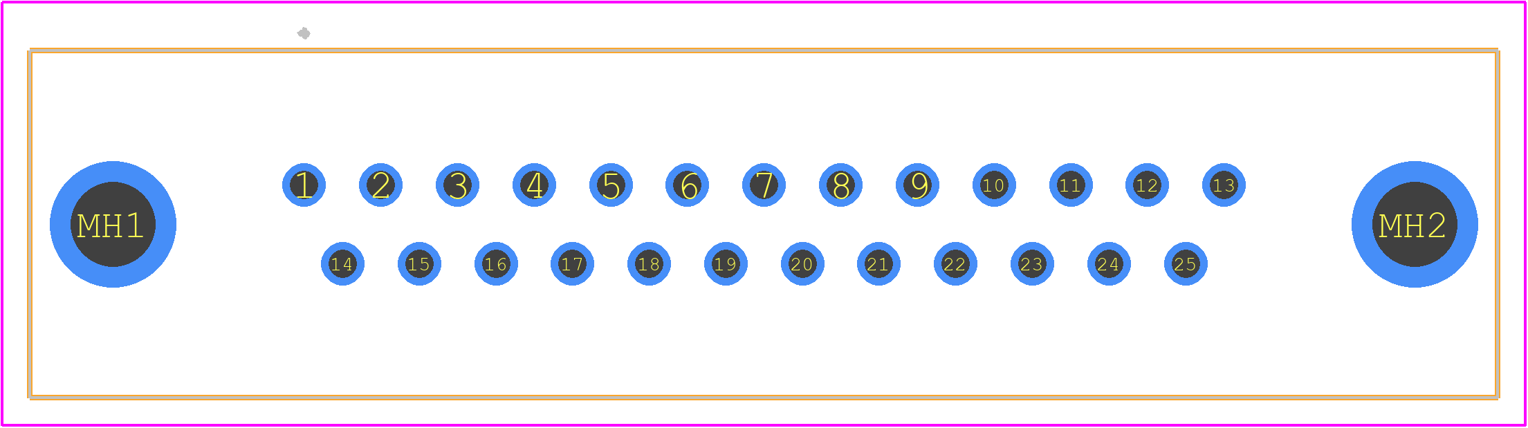 5745968-8 - TE Connectivity PCB footprint - Other - Other - 5745968-8-1