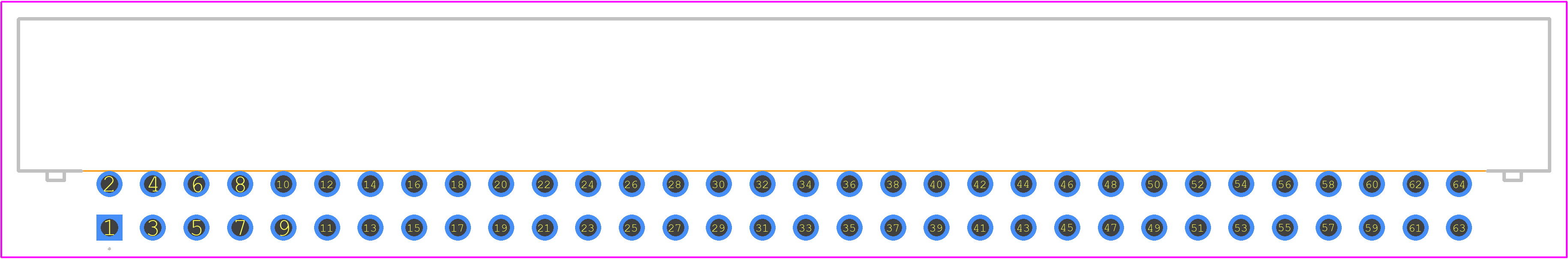 09 18 564 7323 - HARTING PCB footprint - Other - Other - 09 18 564 7323-4