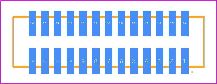G125-FS12605L0P - Harwin PCB footprint - Other - Other - G125-FS12605L0P