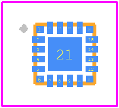 SI4712-B30-GM - Silicon Labs PCB footprint - Other - Other - Si4702/03-C19