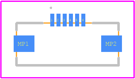 0545500633 - Molex PCB footprint - Other - Other - 0545500633-5