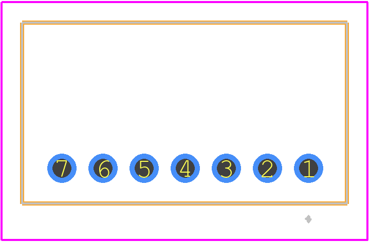 6-292250-7 - TE Connectivity PCB footprint - Other - Other - 6-292250-7-1