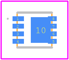 SIS410DN-T1-GE3 - Vishay PCB footprint - Other - Other - SIS410DN-T1-GE3-4