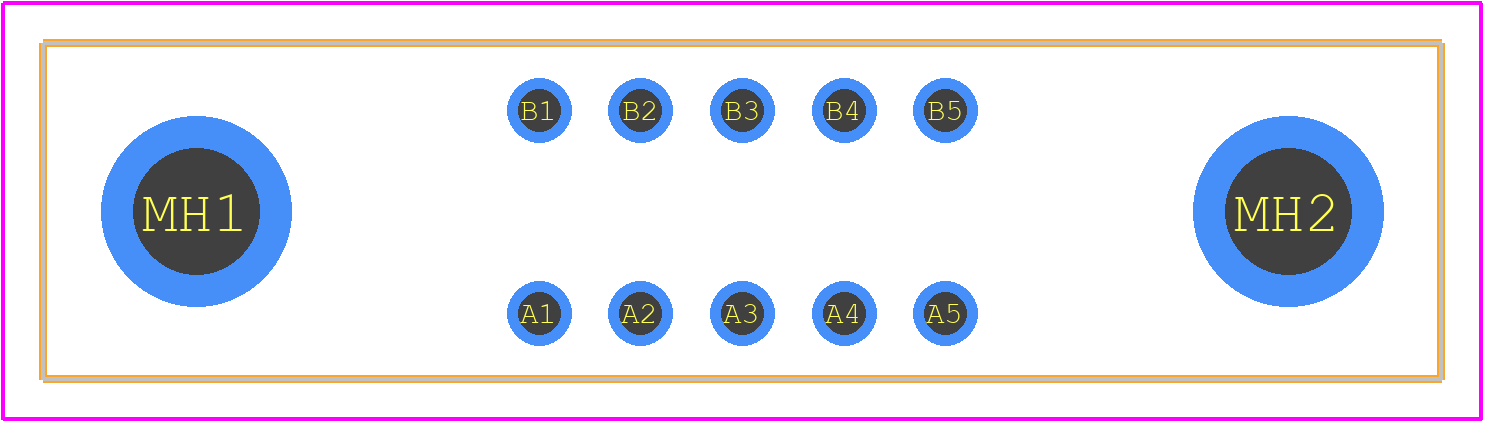 EBC05DRXH - Sullins PCB footprint - Other - Other - EBC05DRXH-3