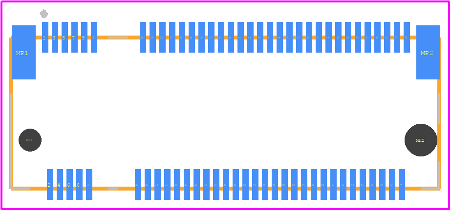 2199119-3 - TE Connectivity PCB footprint - Other - Other - 2199119-3-1