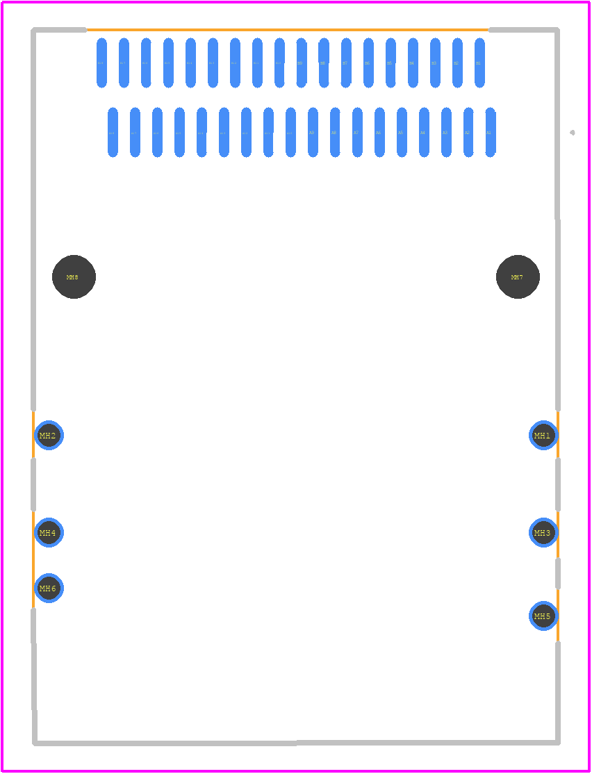 75783-0140 - Molex PCB footprint - Other - Other - 75783-0140-2