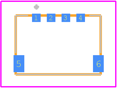 DF58-4P-1.2V(21) - Hirose PCB footprint - Other - Other - DF58-4P-1.2V(21)-1