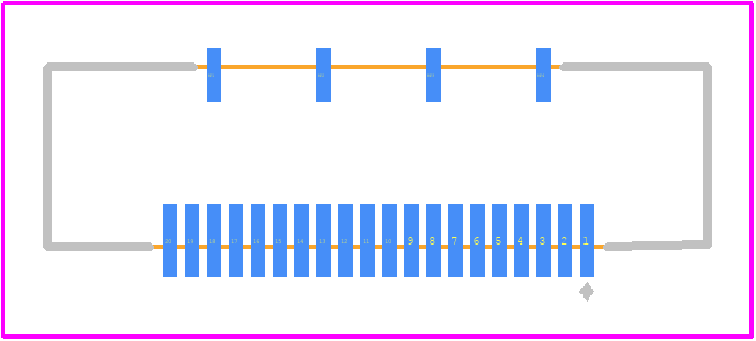 FH48-20S-0.5SV - Hirose PCB footprint - Other - Other - FH48-20S-0.5SV-2