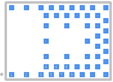 BMD-350-A-R - Rigado PCB footprint - Other - Other - BMD-350