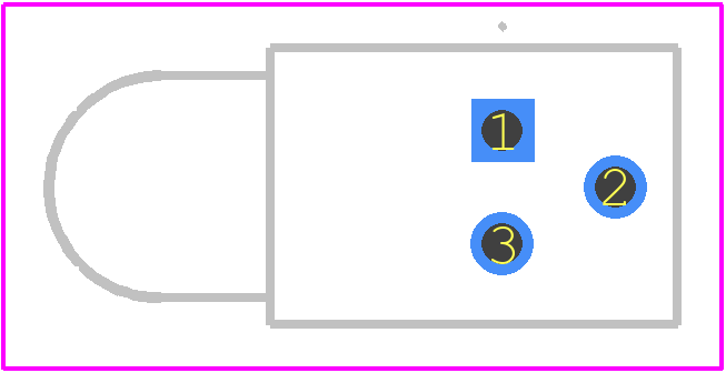 WP150A9VS/EGW - Kingbright PCB footprint - Other - Other - WP150A9VS/EGW-1