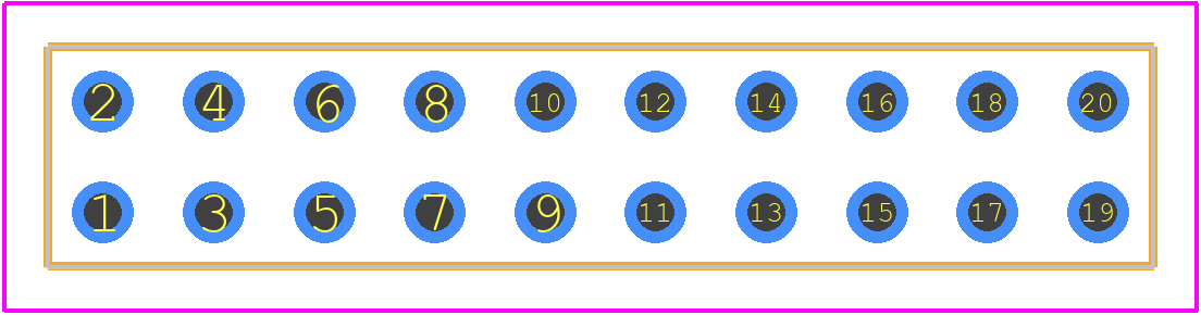1-534206-0 - TE Connectivity PCB footprint - Other - Other - 1-534206-0-1