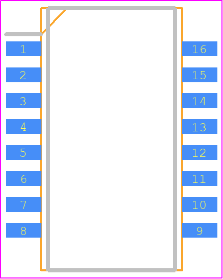 PT61018AAPEL-S - Bourns PCB footprint - Small Outline Packages - Small Outline Packages - PT61018AAPEL-S