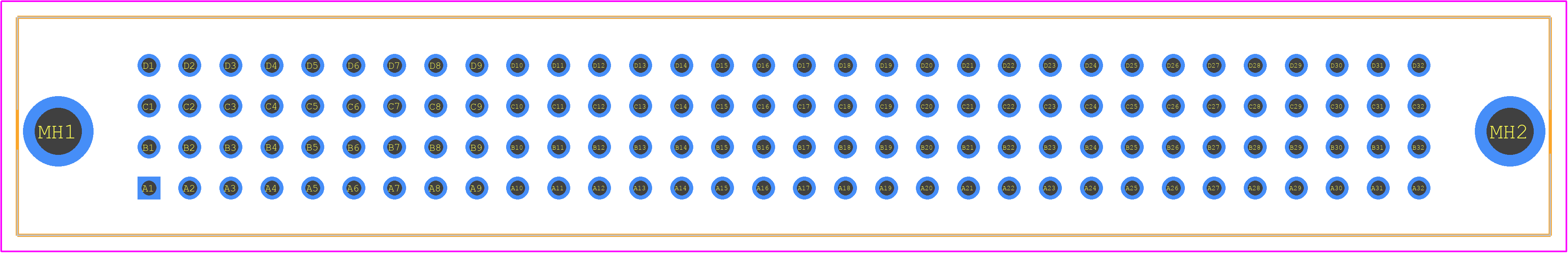 PCN10-128P-2.54DSA(72) - Hirose PCB footprint - Other - Other - PCN10-128P-2.54DSA(72)-2