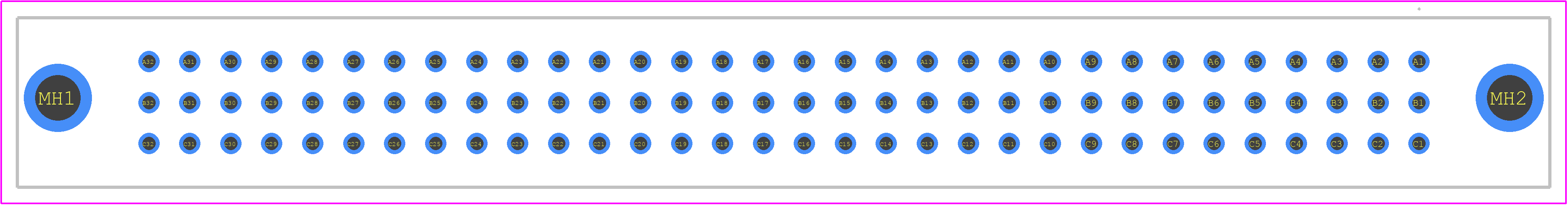 PCN13-96S-2.54DSA(71) - Hirose PCB footprint - Other - Other - PCN13-96S-2.54DSA(71)-1