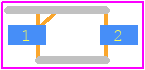 RB751V-40WS RR - Taiwan Semiconductor PCB footprint - Small Outline Diode Flat Lead - Small Outline Diode Flat Lead - SOD-323F