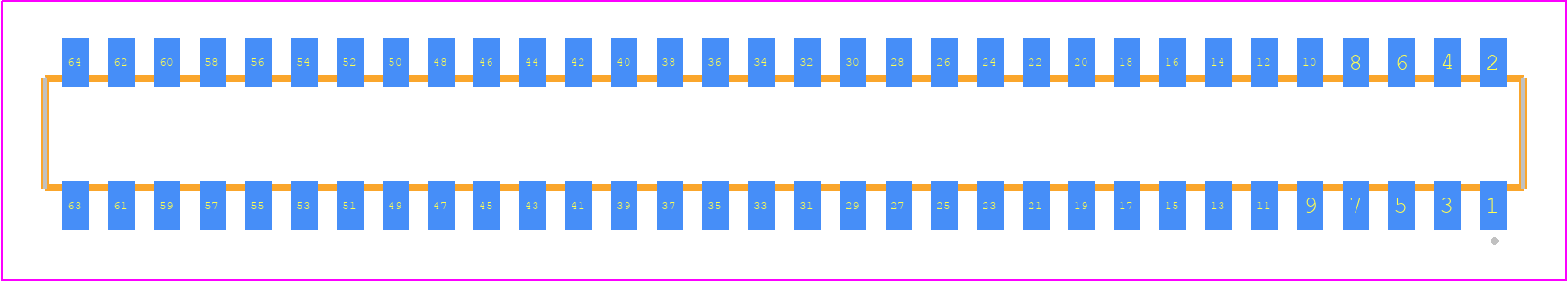 CLP-132-02-F-DH - SAMTEC PCB footprint - Other - Other - CLP-132-02-YYY-DH