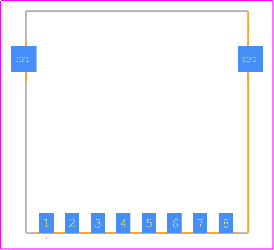 PAM-7Q-0 - u-blox PCB footprint - Other - Other - PAM-7Q-0-4