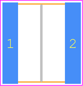 AT143T105KA12A - Kyocera AVX PCB footprint - Capacitor Chip Non-polarised - Capacitor Chip Non-polarised - 22255-