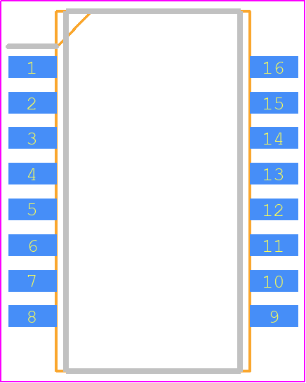 SM51108PEL - Bourns PCB footprint - Small Outline Packages - Small Outline Packages - SM51108PEL