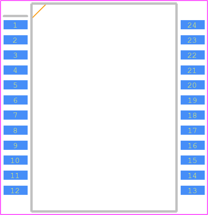 SM51589PEL - Bourns PCB footprint - Small Outline Packages - Small Outline Packages - 17.55mmx12.2mmx6.0mm