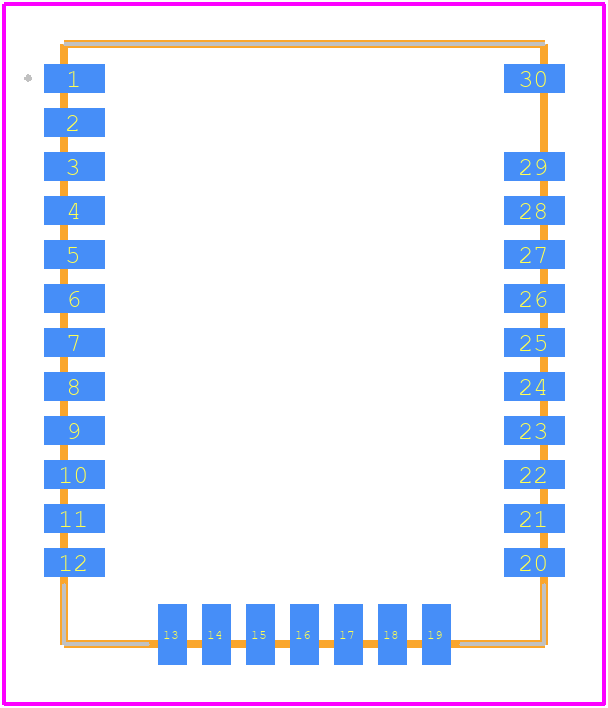 BM78SPP05NC2-0001AA - Microchip PCB footprint - Other - Other - BM78SPP05NC2-0001AA-1