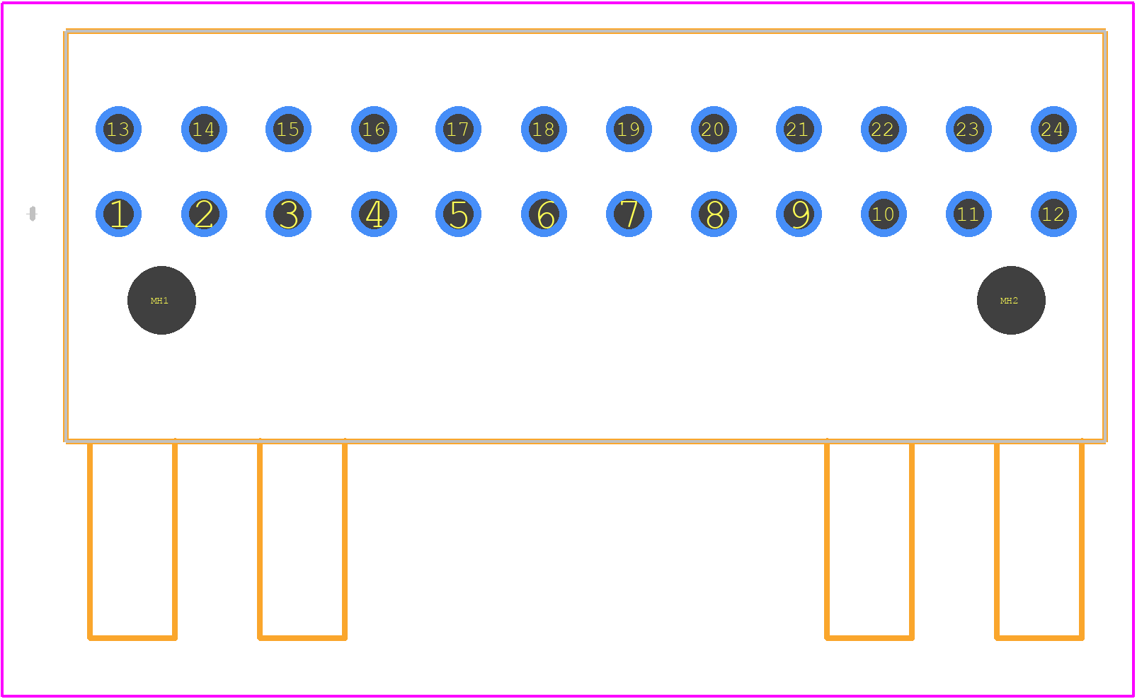 0447642403 - Molex PCB footprint - Other - Other - 0447642403-1