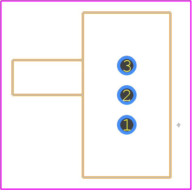 25336NA6 - Apem PCB footprint - Other - Other - 25336NA6-2