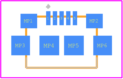 UB-MC5BR3-SD204-4S-1-TB NMP - JST (JAPAN SOLDERLESS TERMINALS) PCB footprint - Other - Other - UB-MC5BR3-SD204-4S-1-TB NMP-2