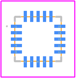 AS7263 - ams OSRAM PCB footprint - Other - Other - 20-LGA